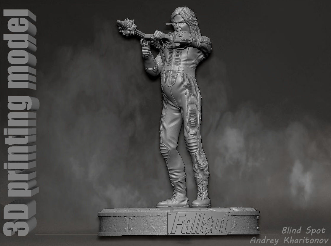 Steph Harper Fallout 3D print model_10