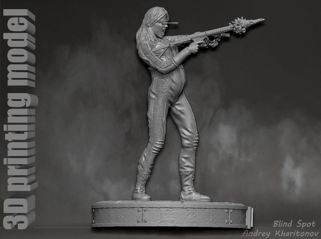 Steph Harper Fallout 3D print model_7