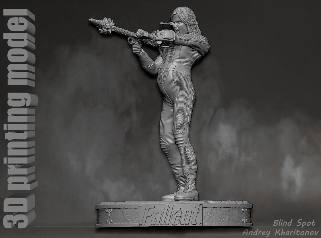 Steph Harper Fallout 3D print model_11