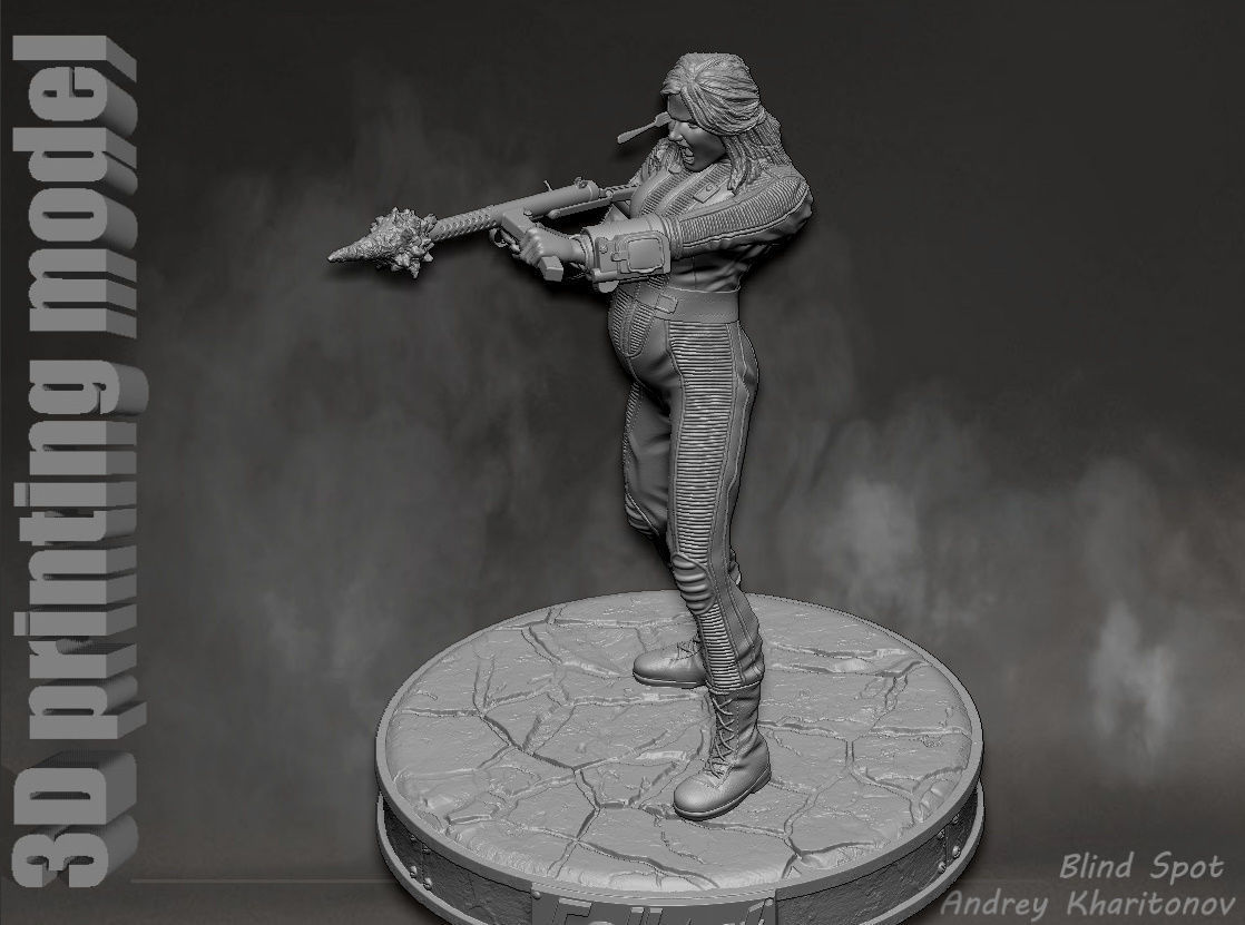 Steph Harper Fallout 3D print model_12