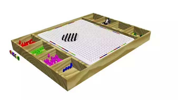 Mozaic Puzzle Game 3D model