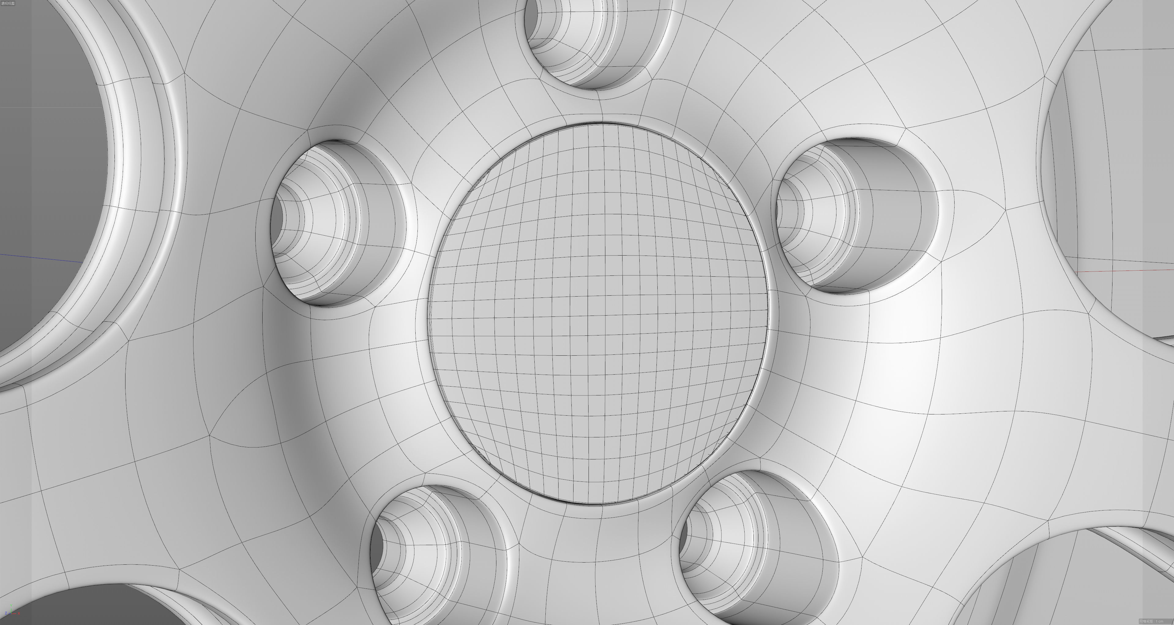 BBS CH-R Low-poly 3D model_30