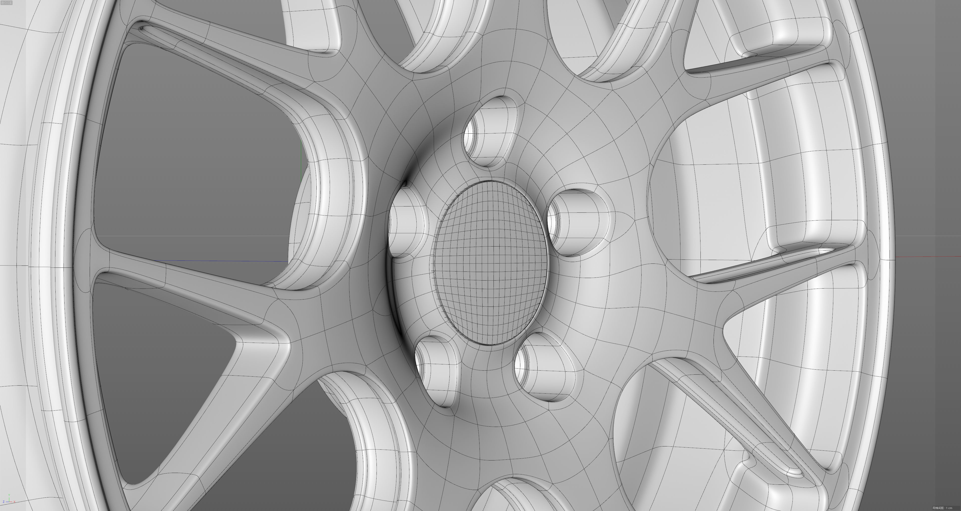 BBS CH-R Low-poly 3D model_31