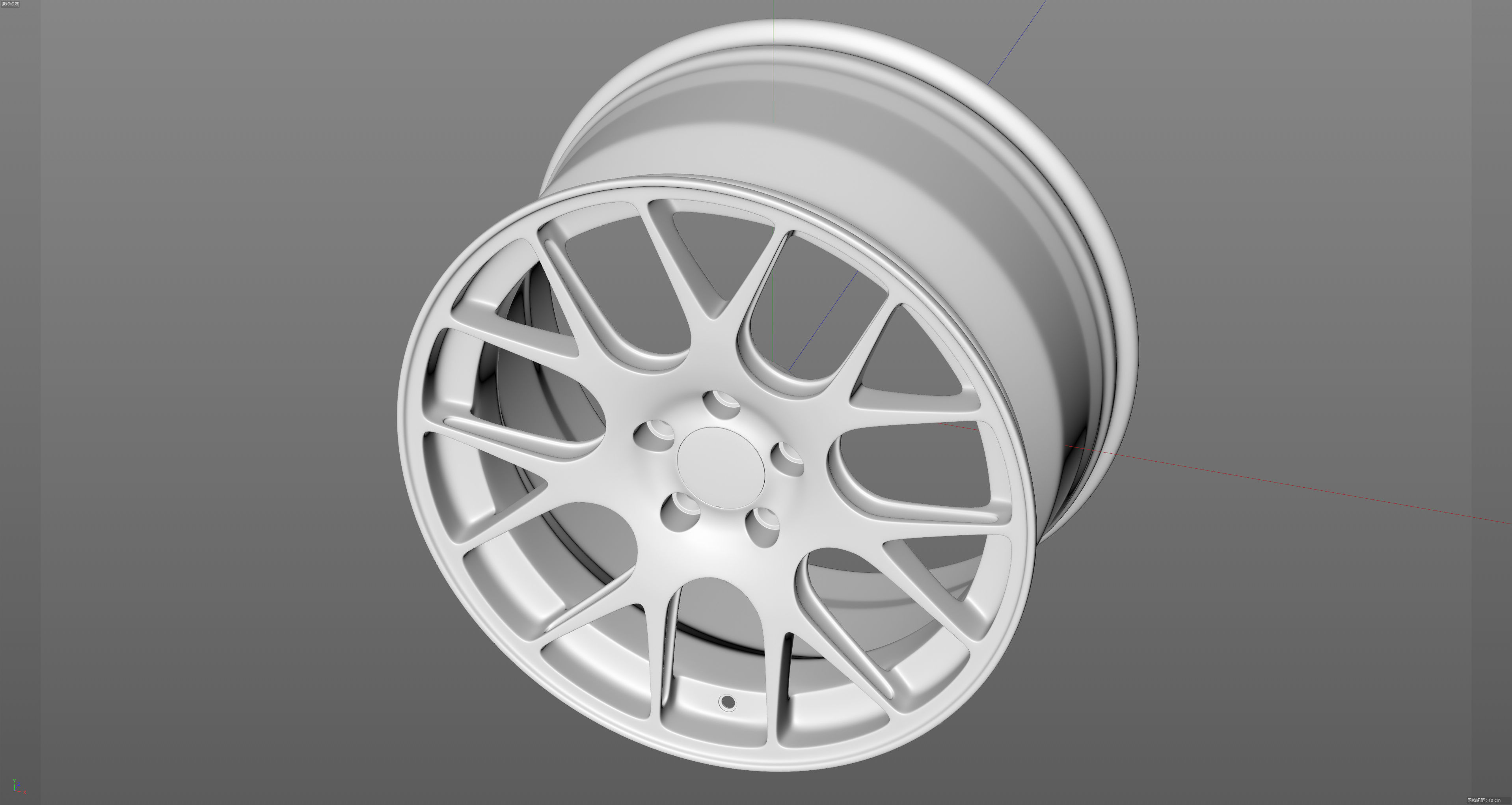 BBS CH-R Low-poly 3D model_14