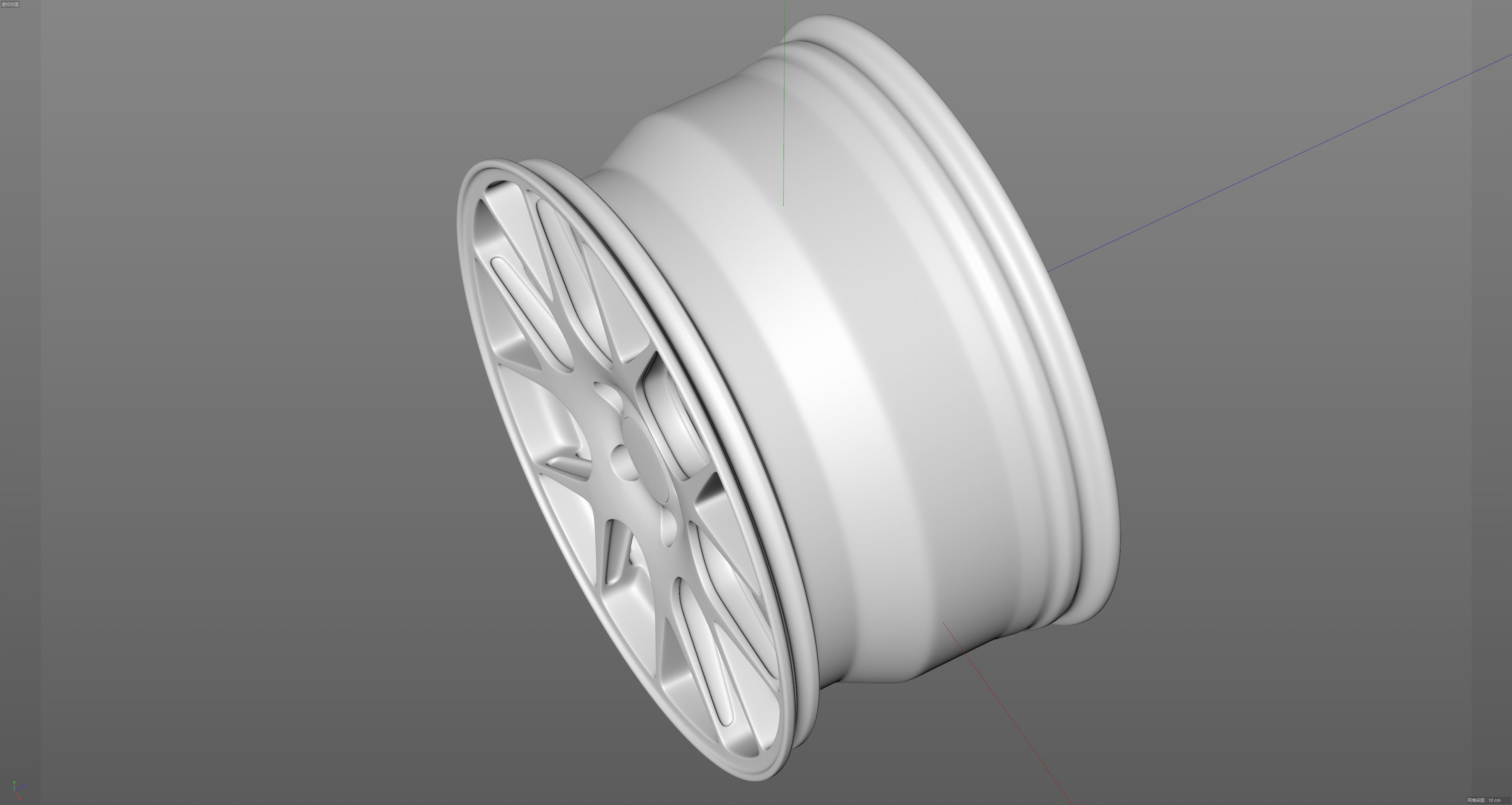 BBS CH-R Low-poly 3D model_17