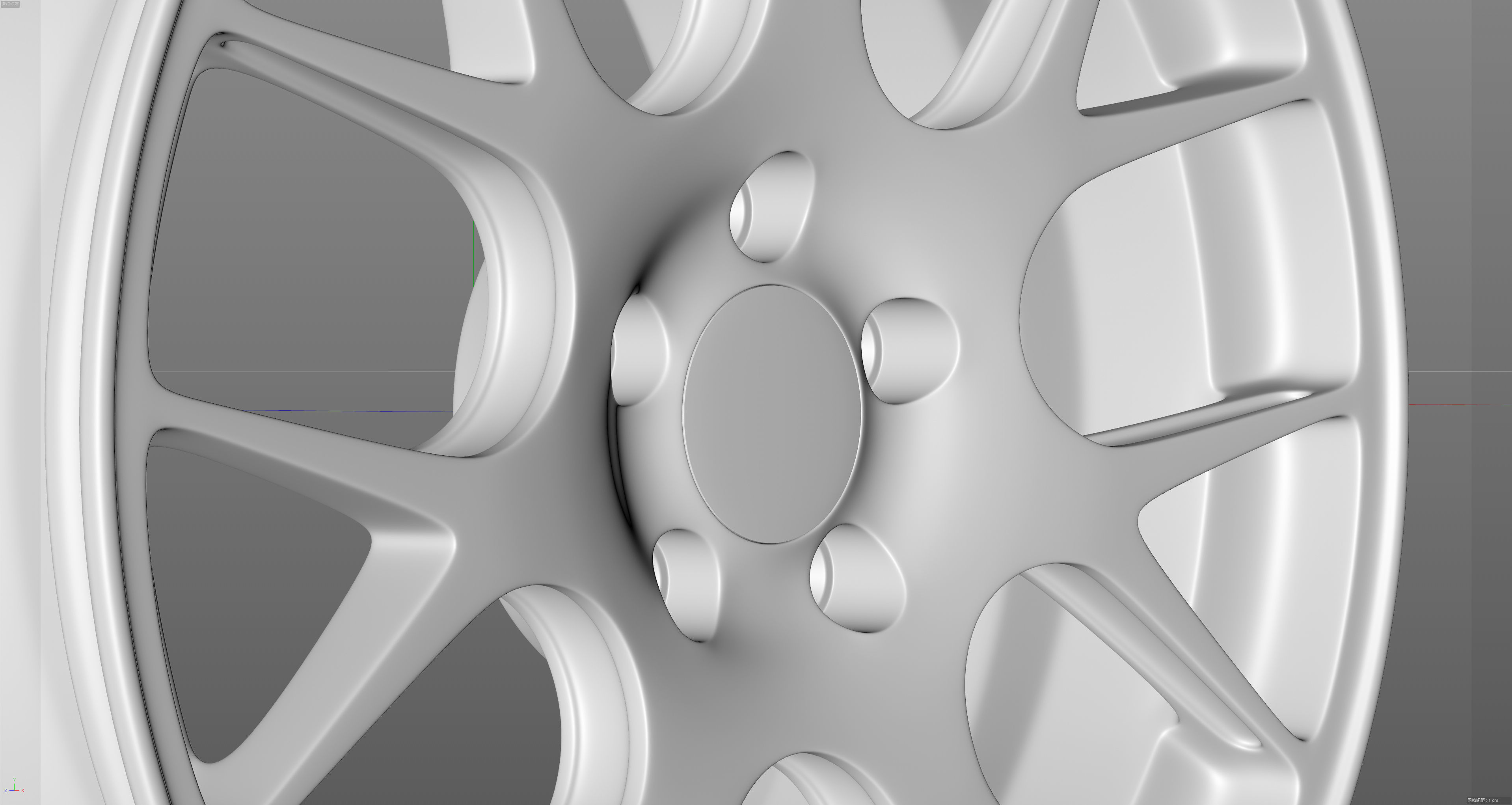 BBS CH-R Low-poly 3D model_20