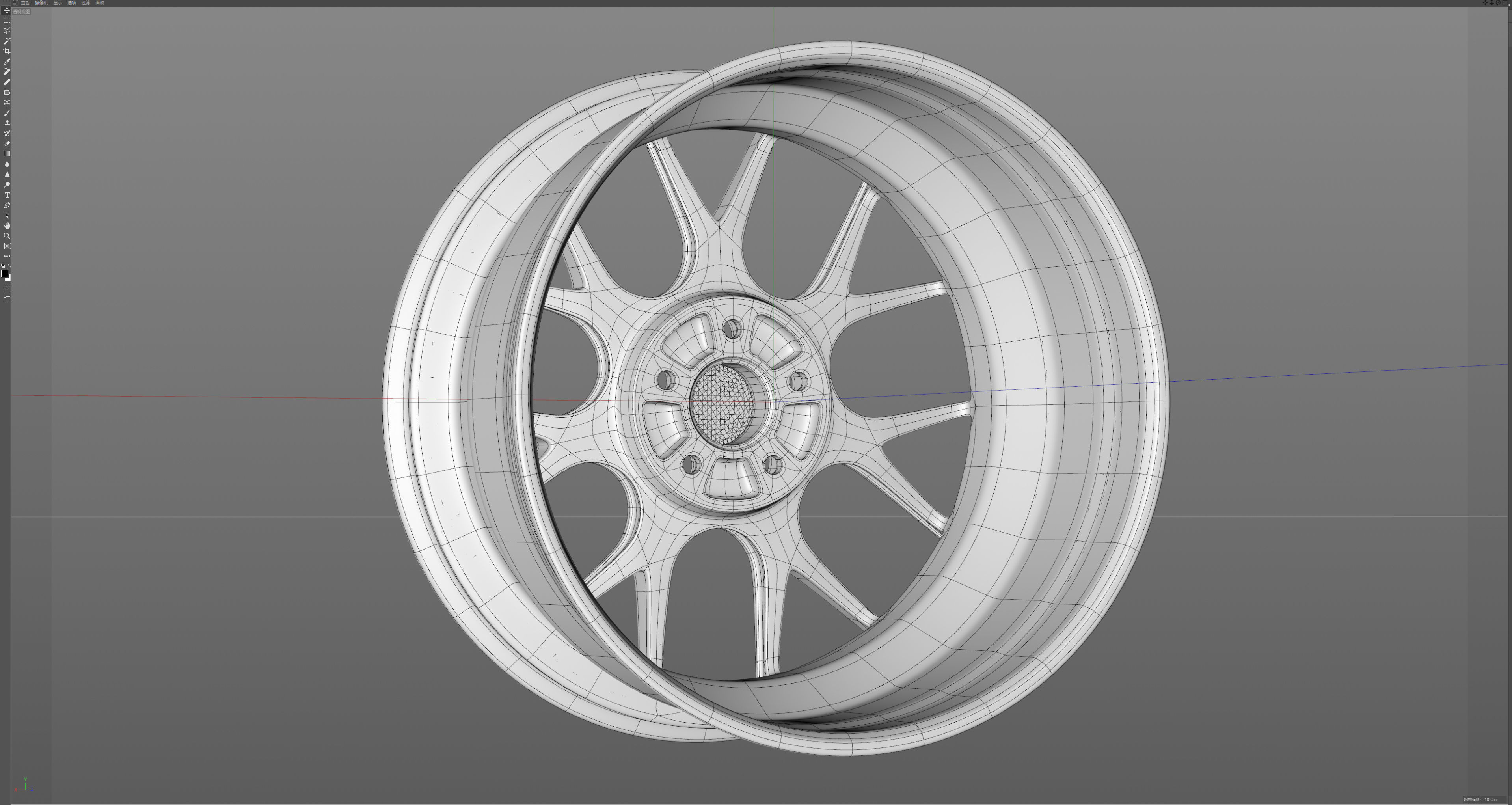 BBS CH-R Low-poly 3D model_26