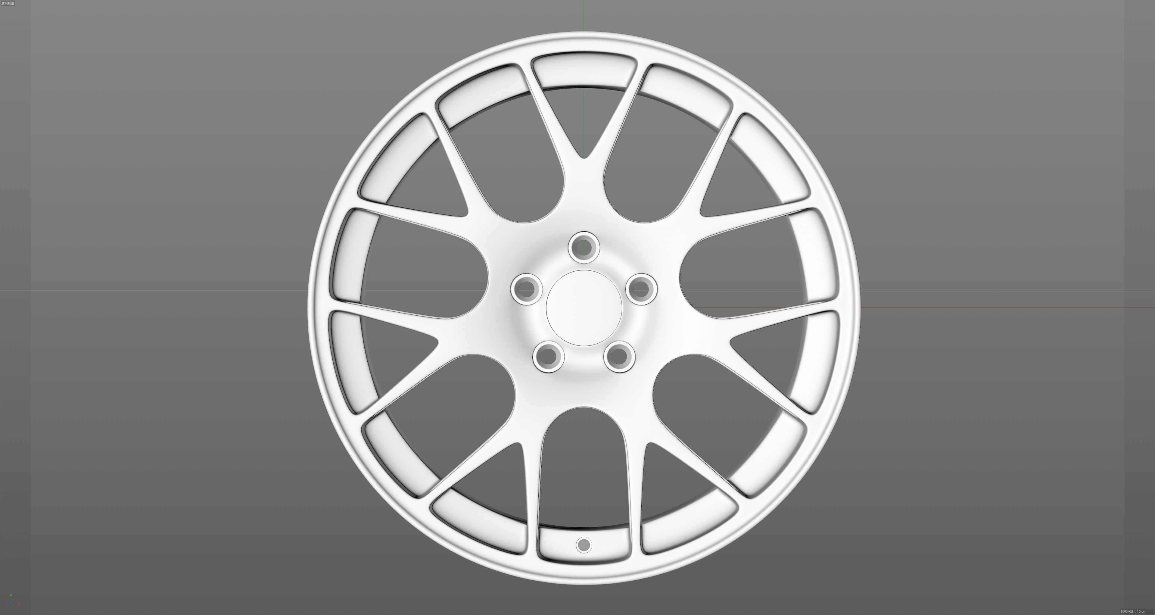 BBS CH-R Low-poly 3D model_13