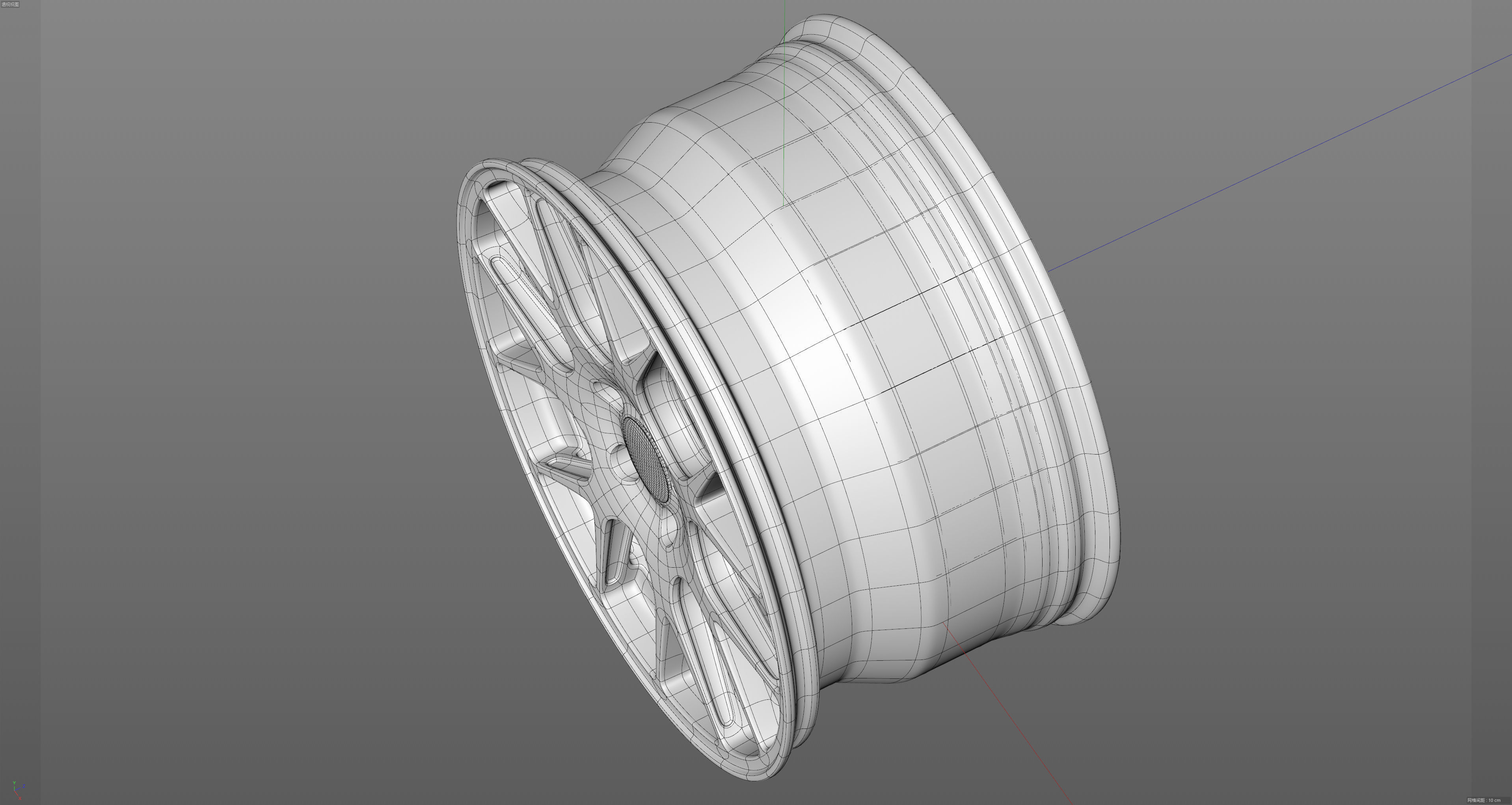 BBS CH-R Low-poly 3D model_28