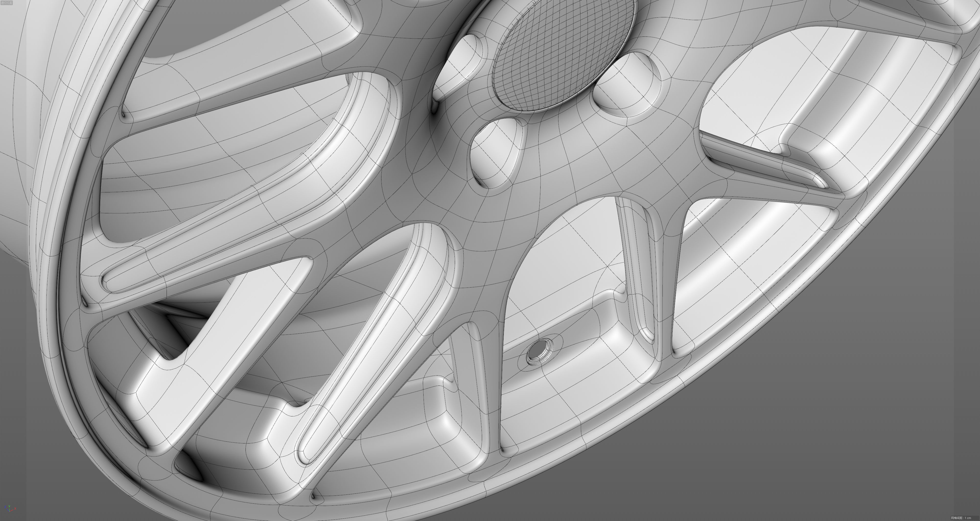 BBS CH-R Low-poly 3D model_29