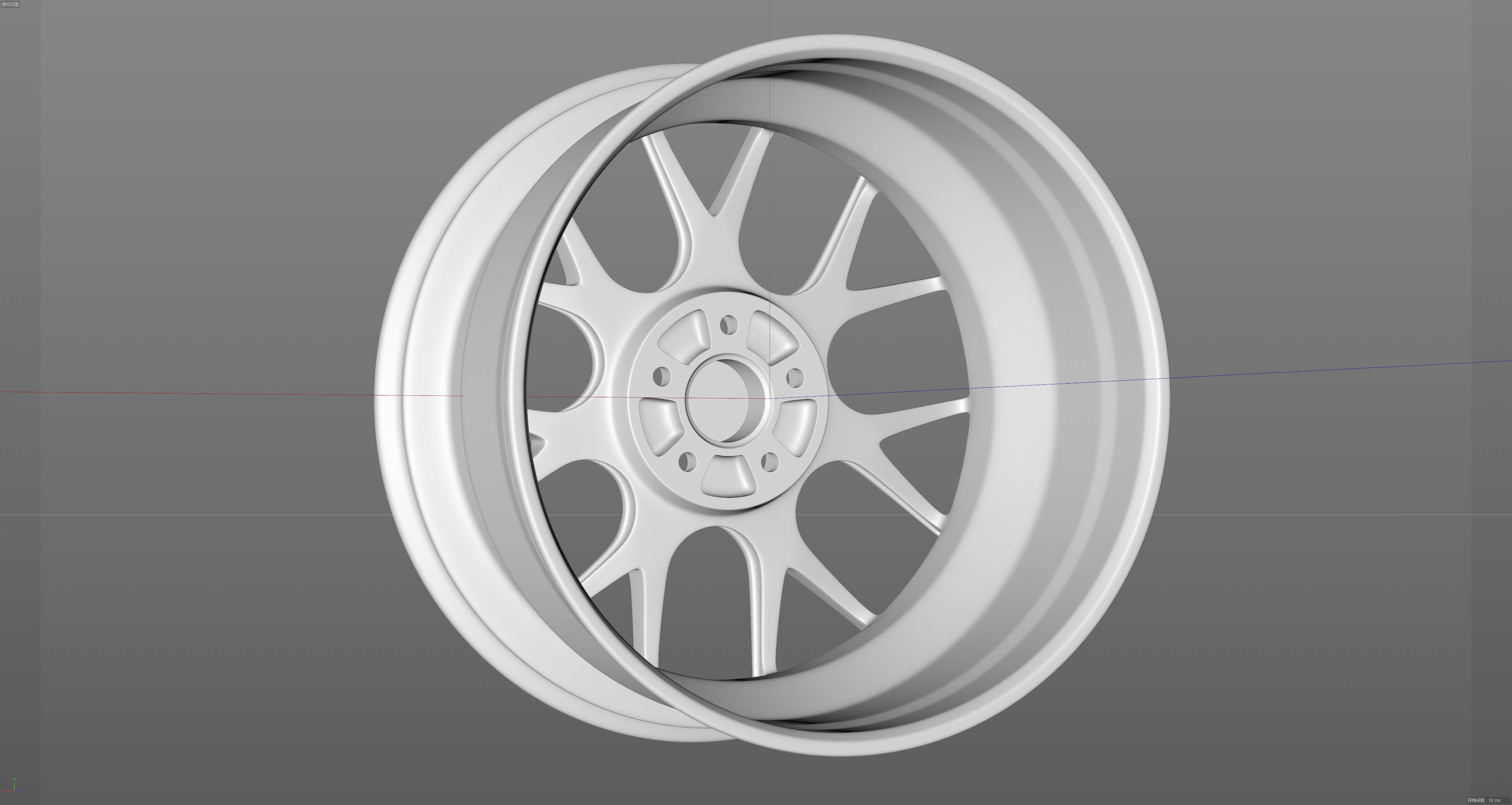BBS CH-R Low-poly 3D model_15