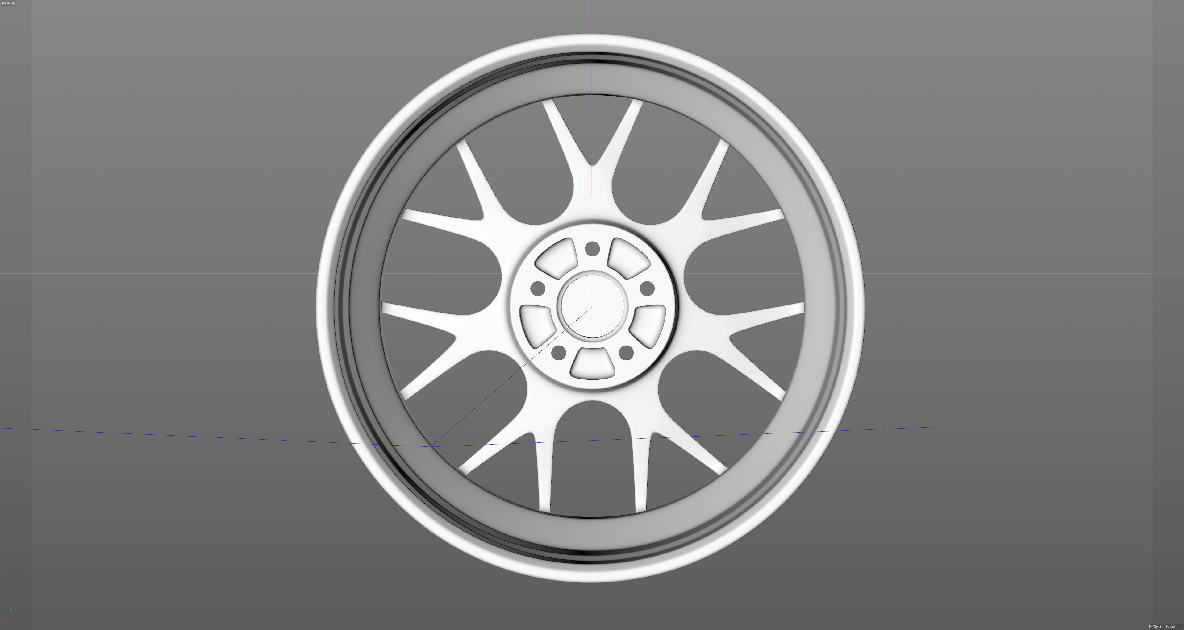 BBS CH-R Low-poly 3D model_16