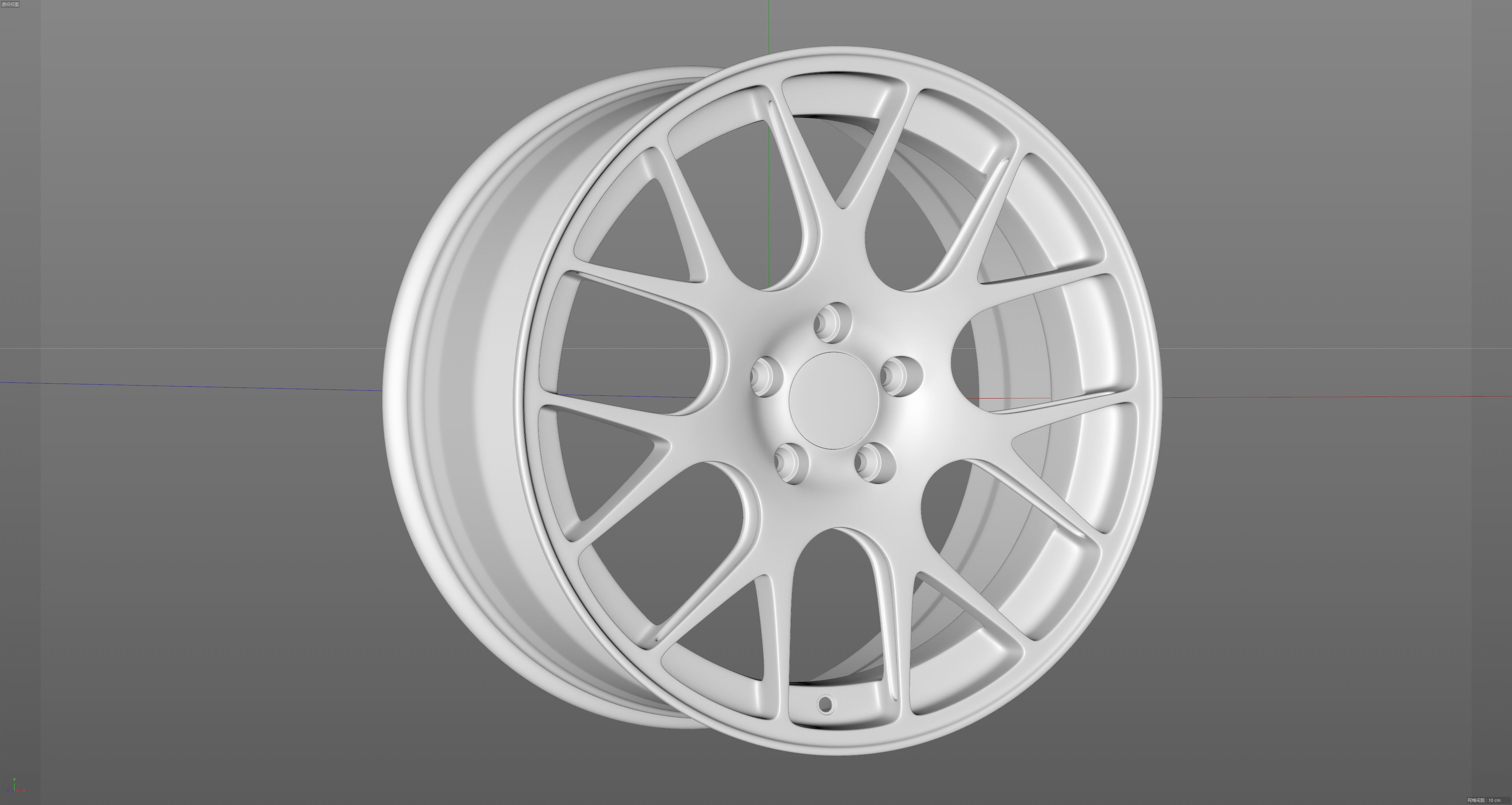 BBS CH-R Low-poly 3D model_12