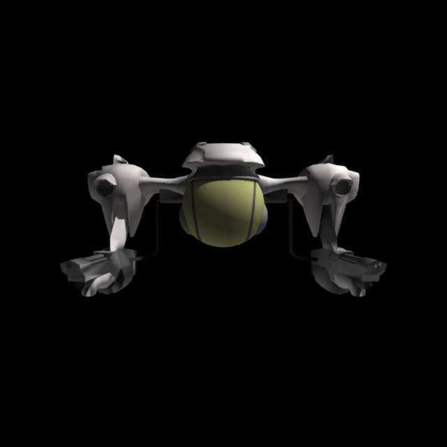 Redtail dji phantom quadcopter 3D model_4