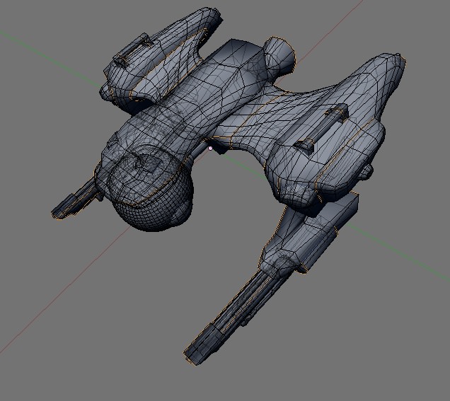 Redtail dji phantom quadcopter 3D model_2