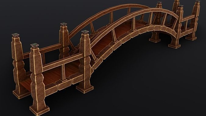 Bridge 3D Model  Low-poly 3D model