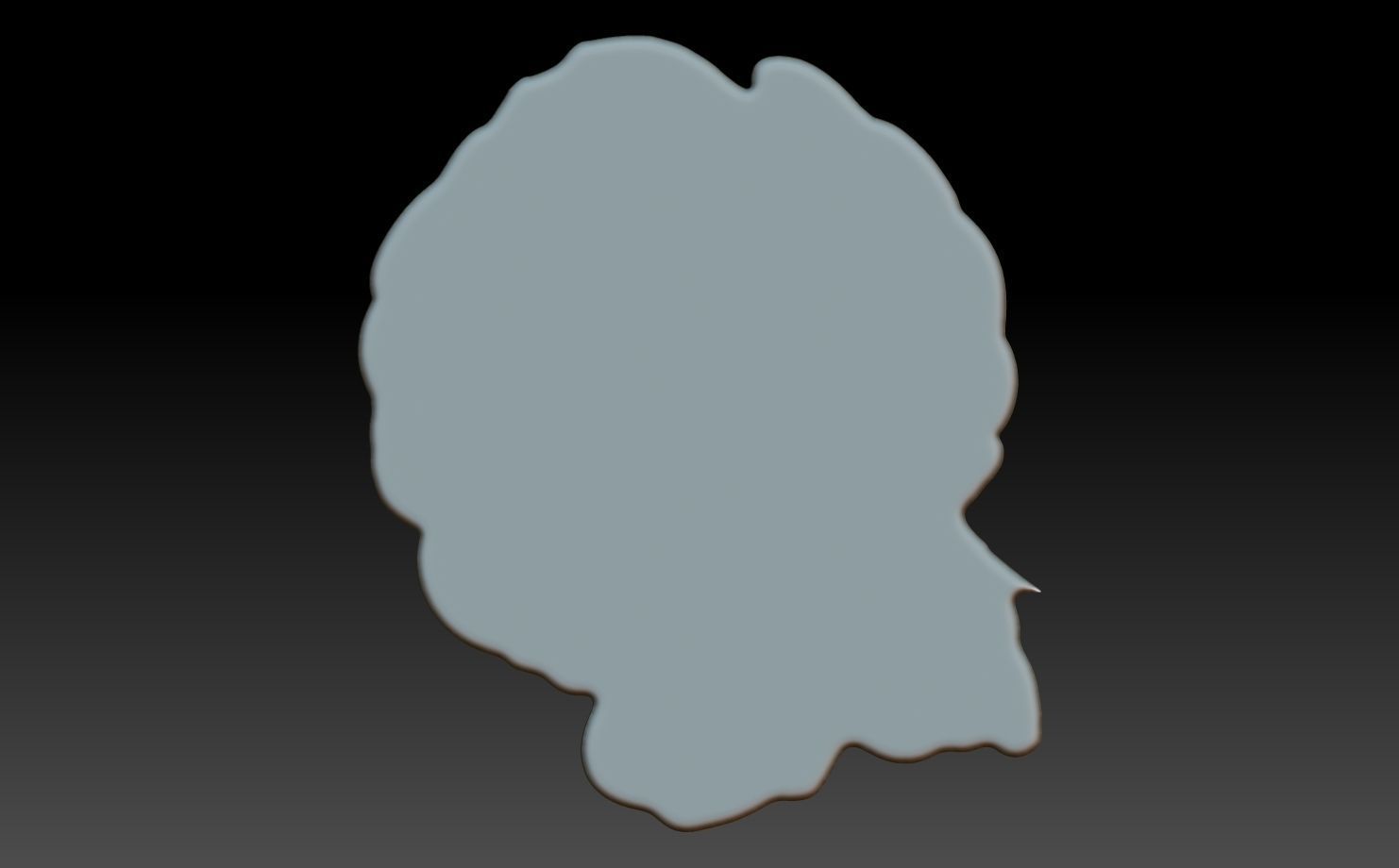 Celtic Raven basrelief 18 240612 3D print model_5