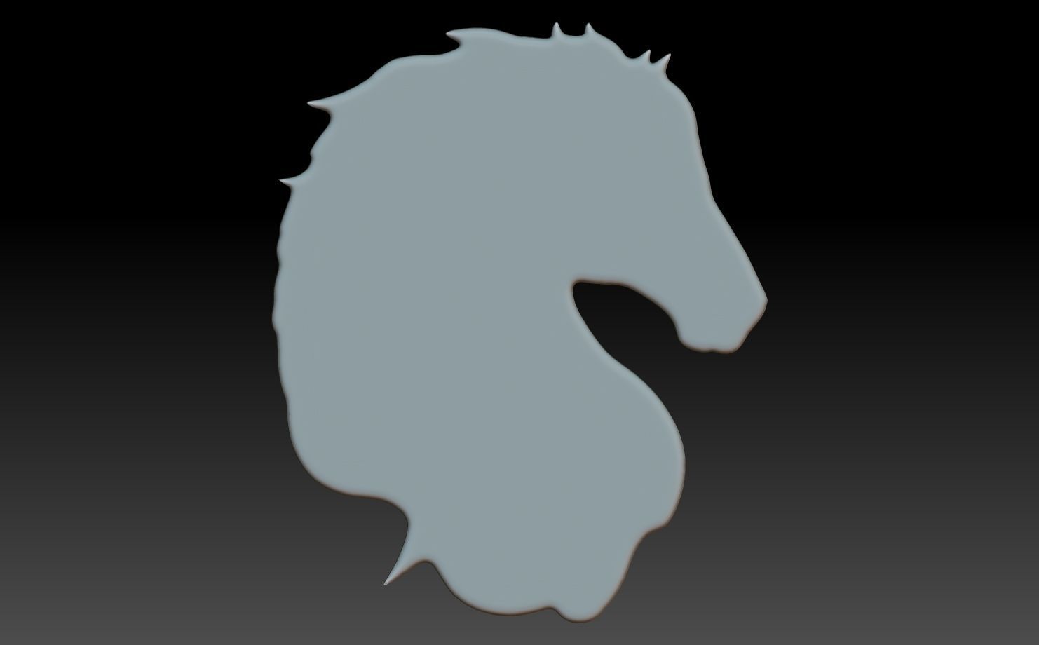 Celtic Horse basrelief 12 240612 3D print model_5