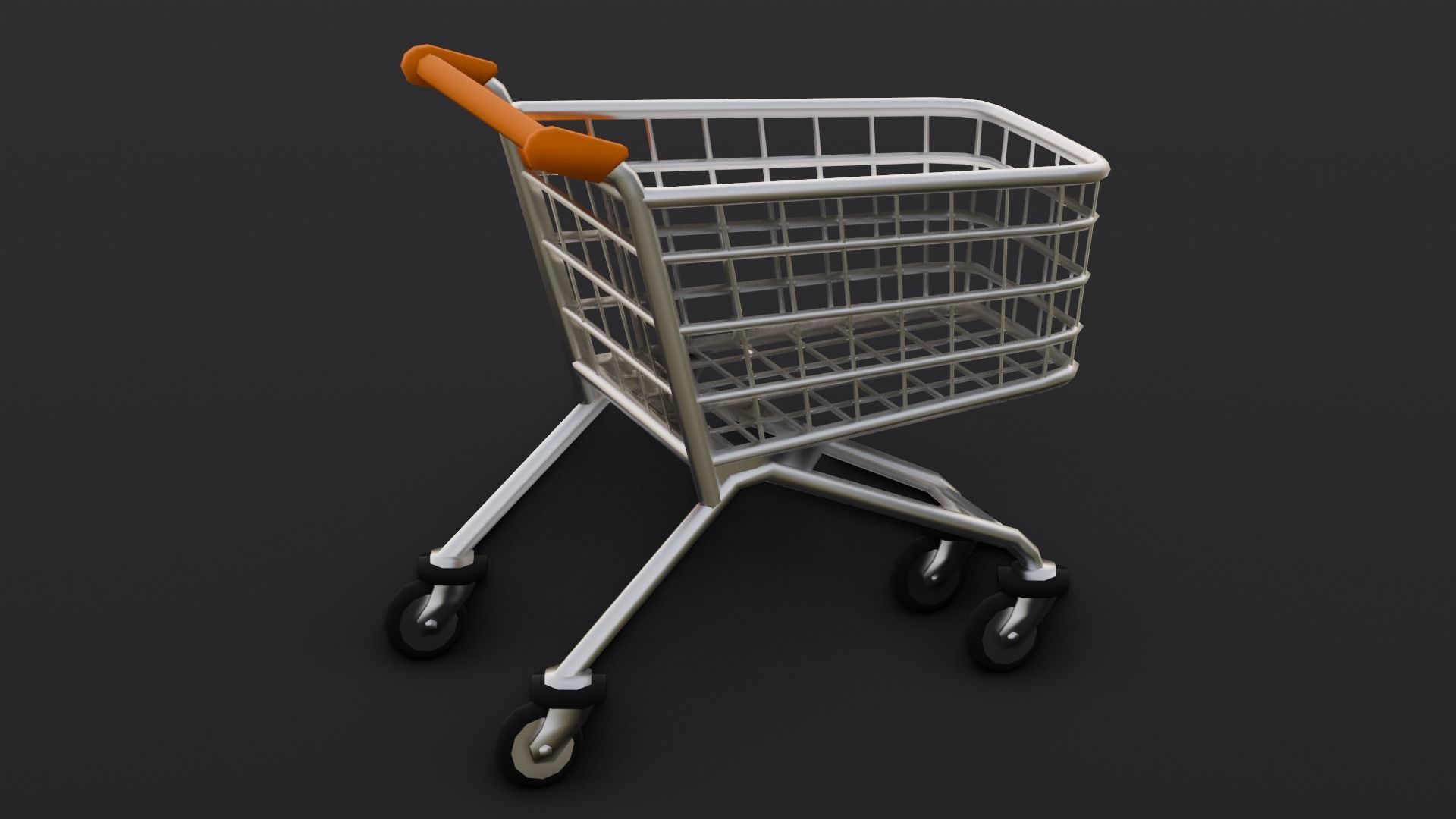 Steel Cart 3D Model  Low-poly 3D model_18
