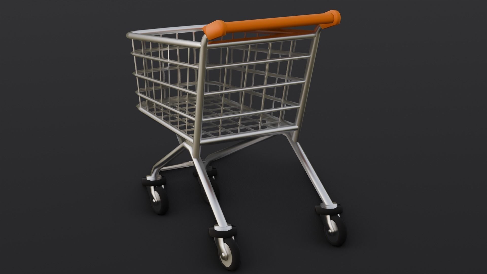 Steel Cart 3D Model  Low-poly 3D model_17