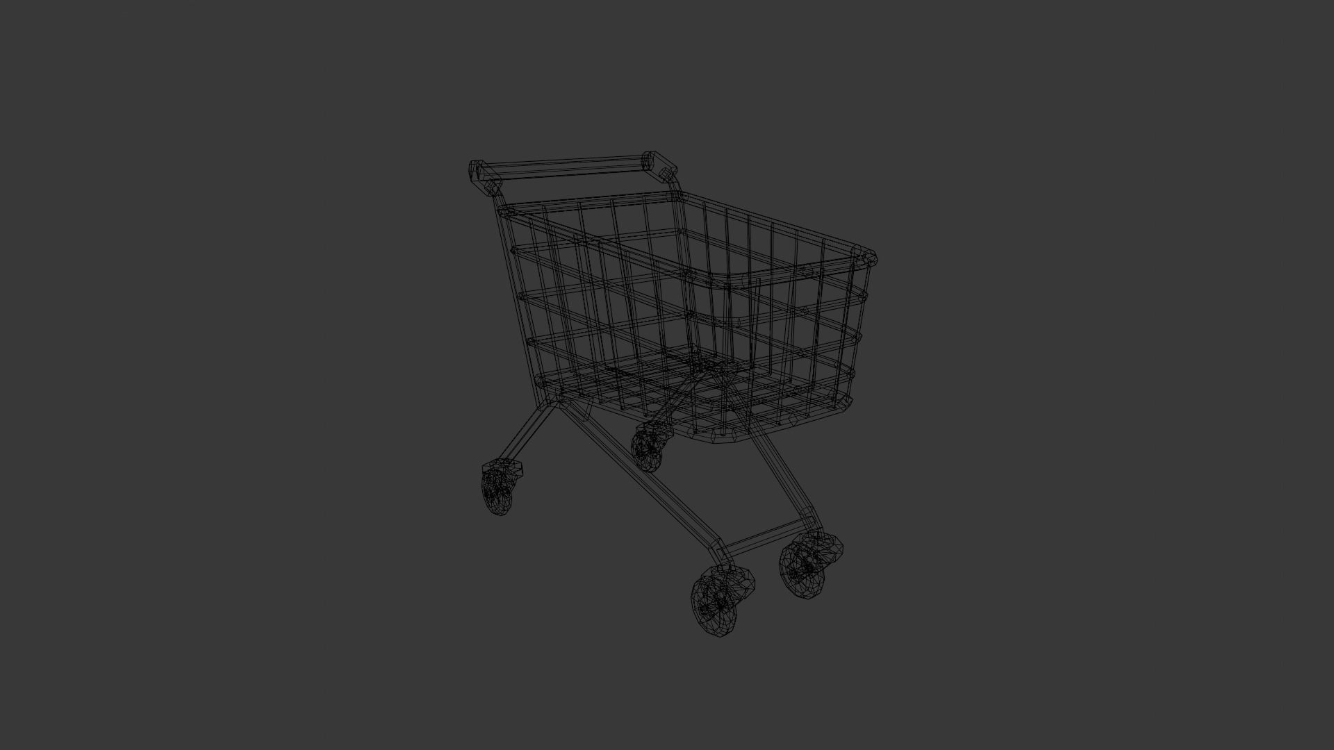 Steel Cart 3D Model  Low-poly 3D model_13
