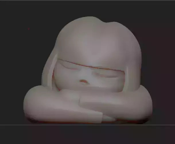 Sleep Girl 3D print