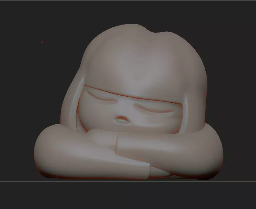Sleep Girl 3D print 3D print model