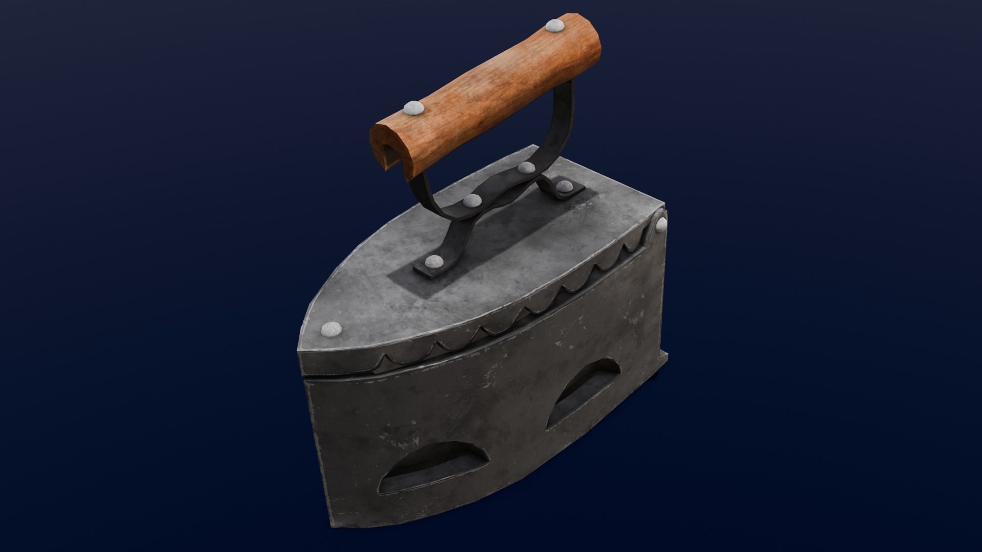 Iron Box 3D Model Low-poly 3D model_14