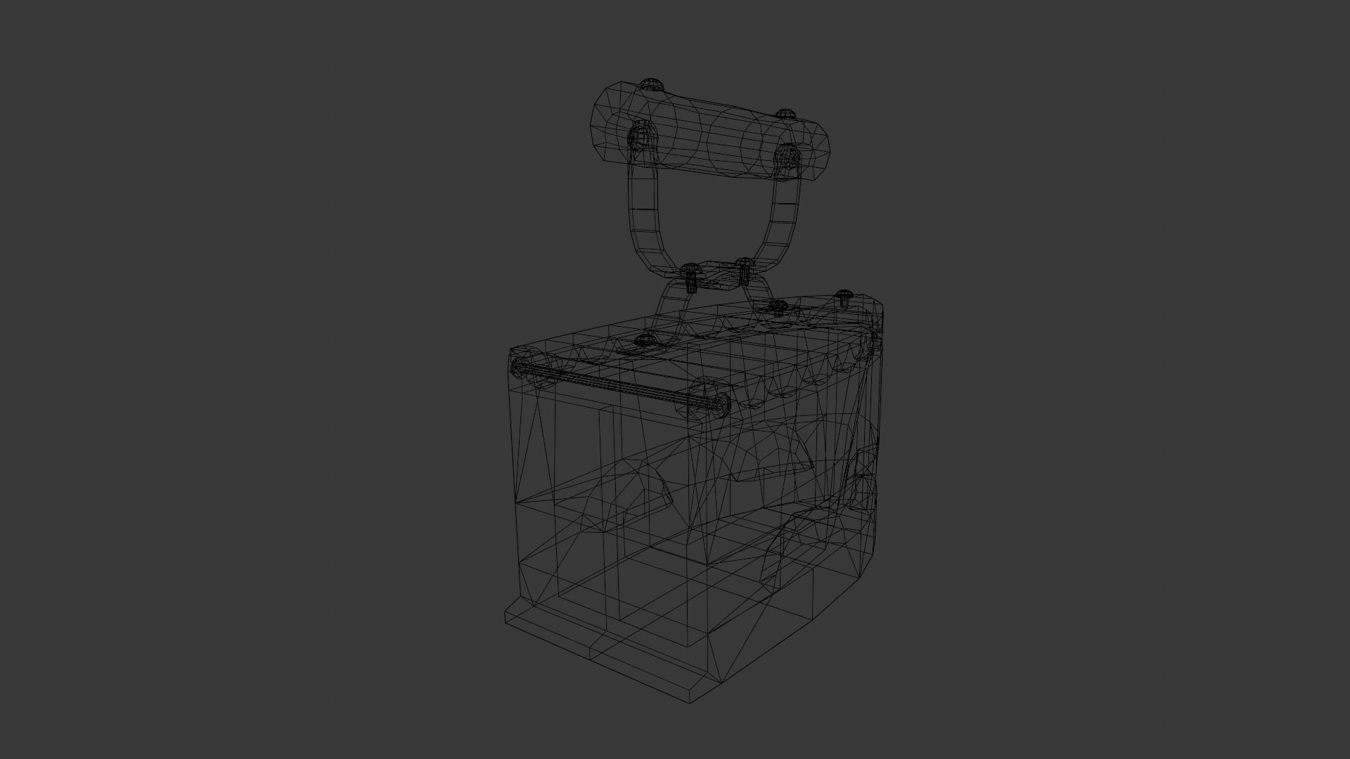 Iron Box 3D Model Low-poly 3D model_10