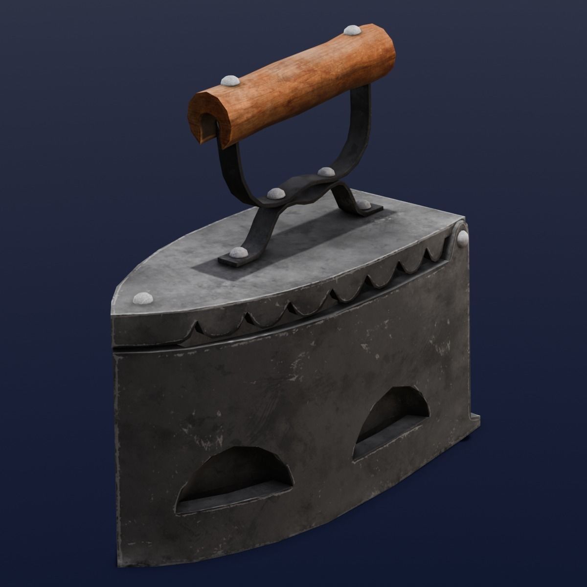 Iron Box 3D Model Low-poly 3D model_8
