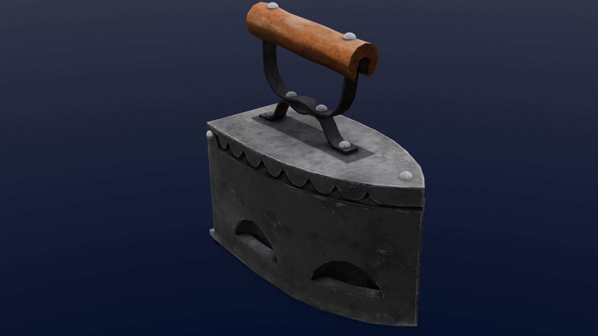 Iron Box 3D Model Low-poly 3D model_15