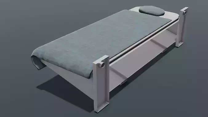 Medical Bed 3D Model 