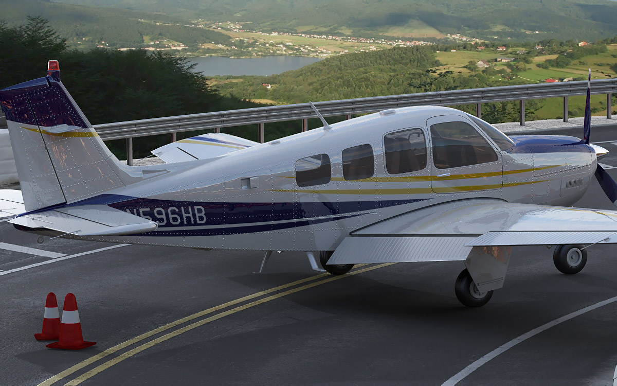 Beechcraft Bonanza G36 3D model_17