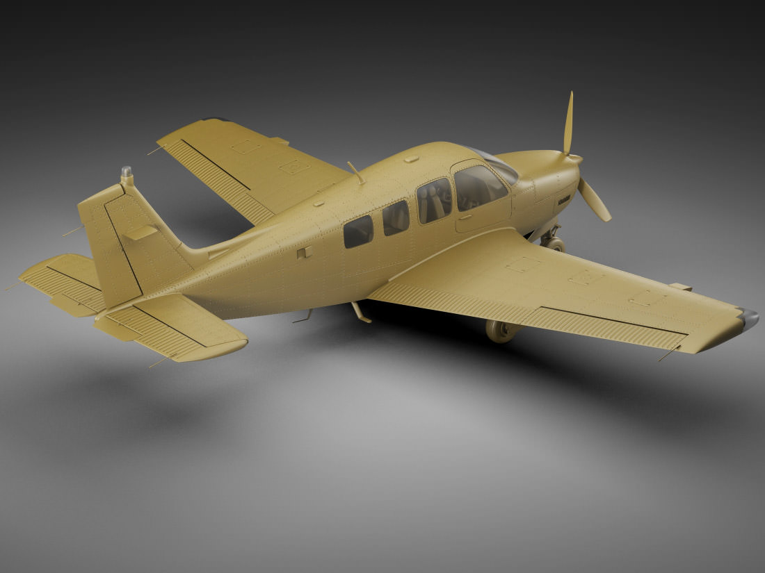 Beechcraft Bonanza G36 3D model_20