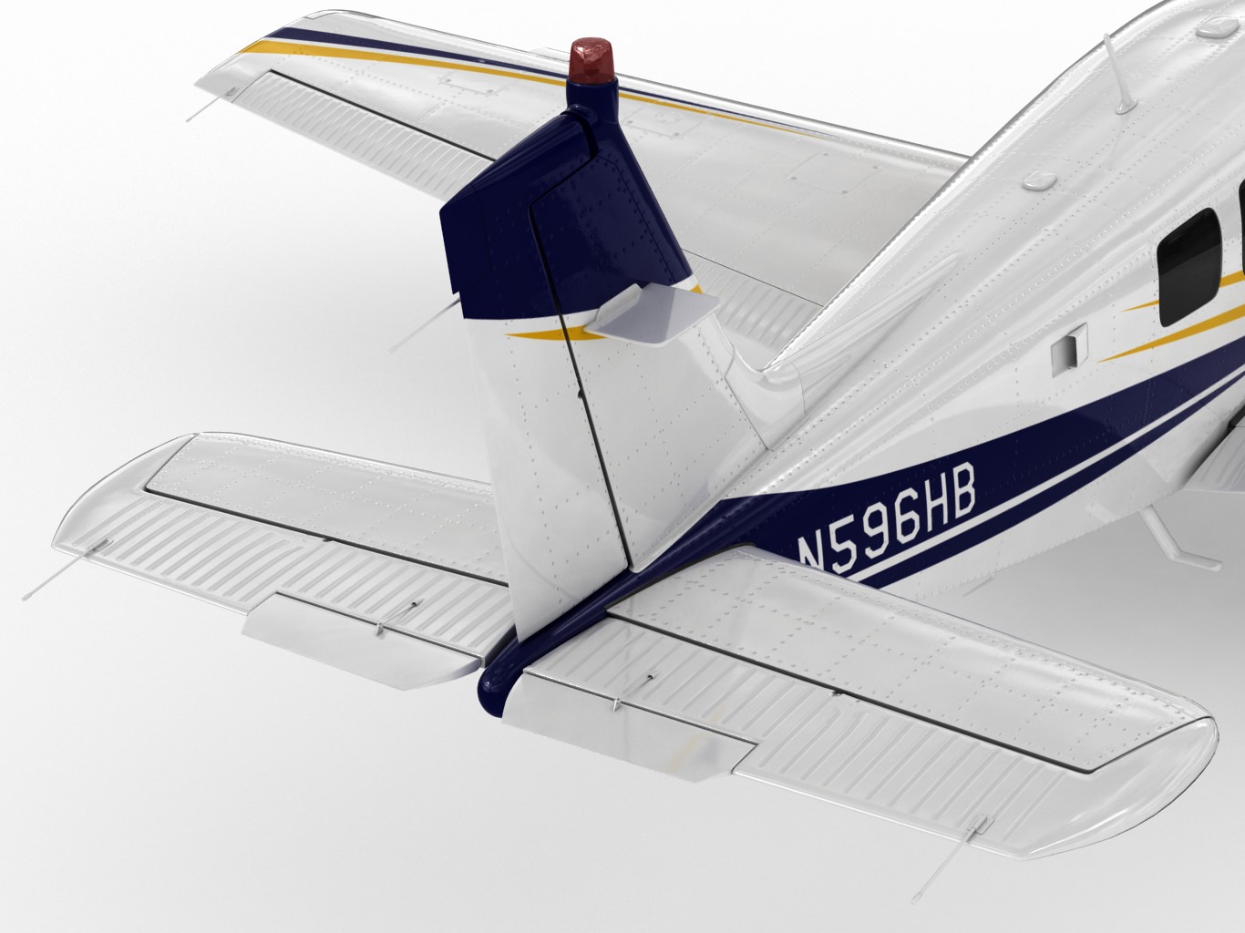 Beechcraft Bonanza G36 3D model_5
