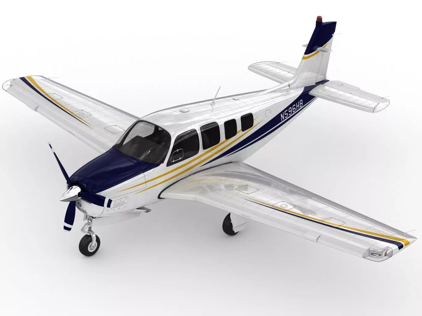 Beechcraft Bonanza G36 3D model_0
