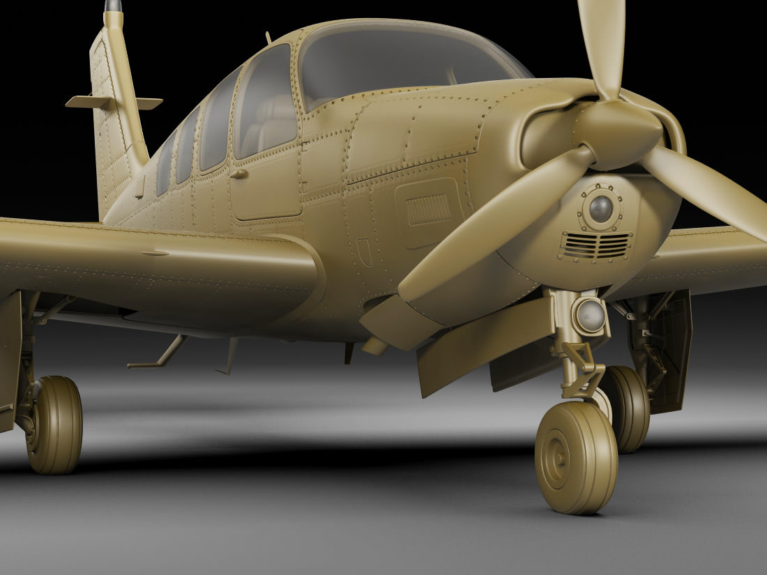 Beechcraft Bonanza G36 3D model_21