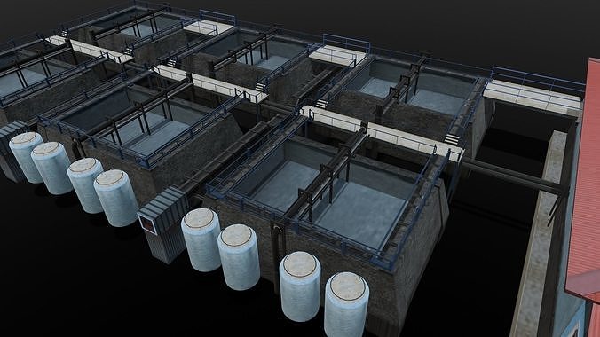 Planting Industry 3D Model  Low-poly 3D model 7
