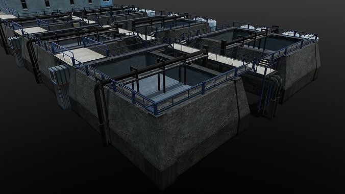 Planting Industry 3D Model  Low-poly 3D model 4
