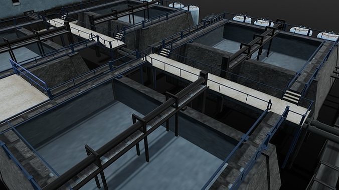 Planting Industry 3D Model  Low-poly 3D model 2