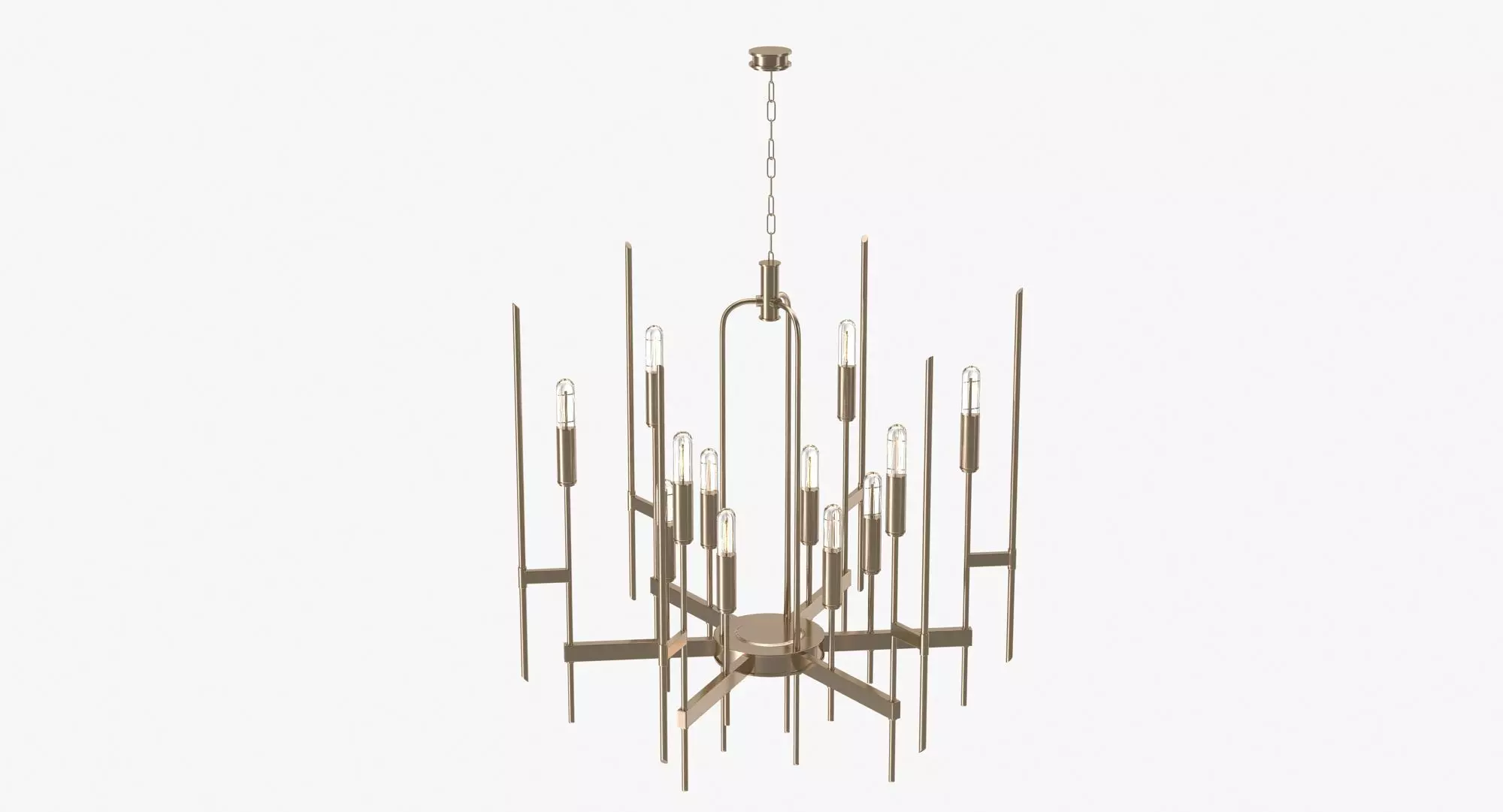 Hudson Valley Bari Chandelier Low-poly 3D model_0