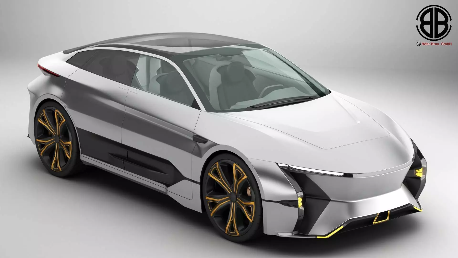 Generic Future EV SUV 2050 3D model_0