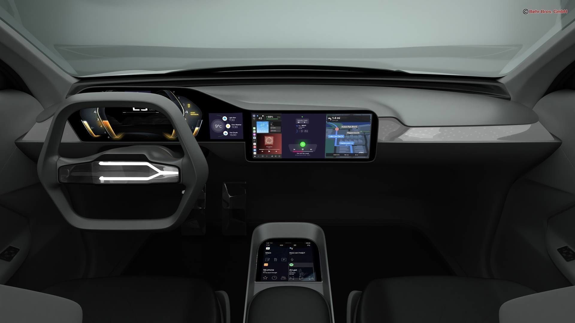 Generic Future EV SUV 2050 3D model_11