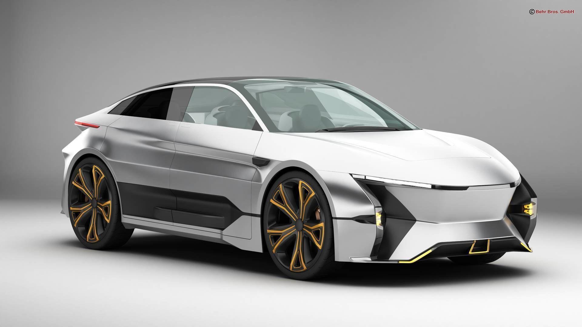 Generic Future EV SUV 2050 3D model_1