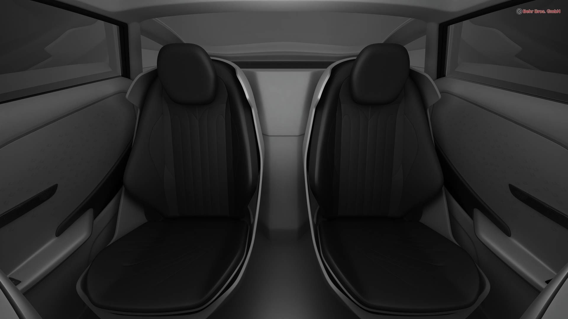 Generic Future EV SUV 2050 3D model_13