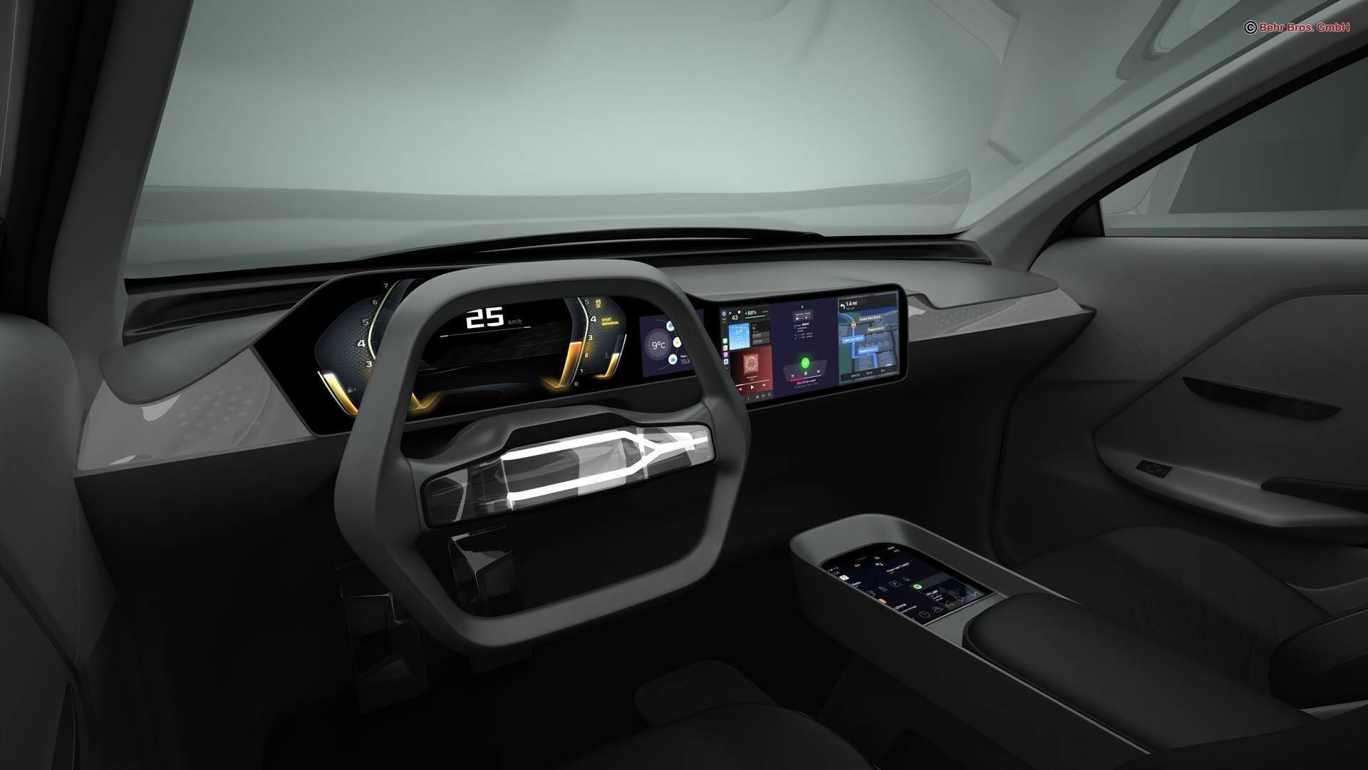 Generic Future EV SUV 2050 3D model_12