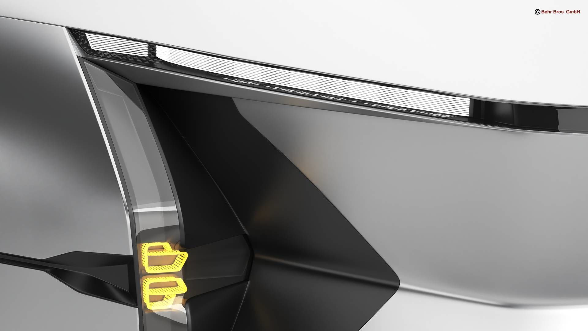 Generic Future EV SUV 2050 3D model_9