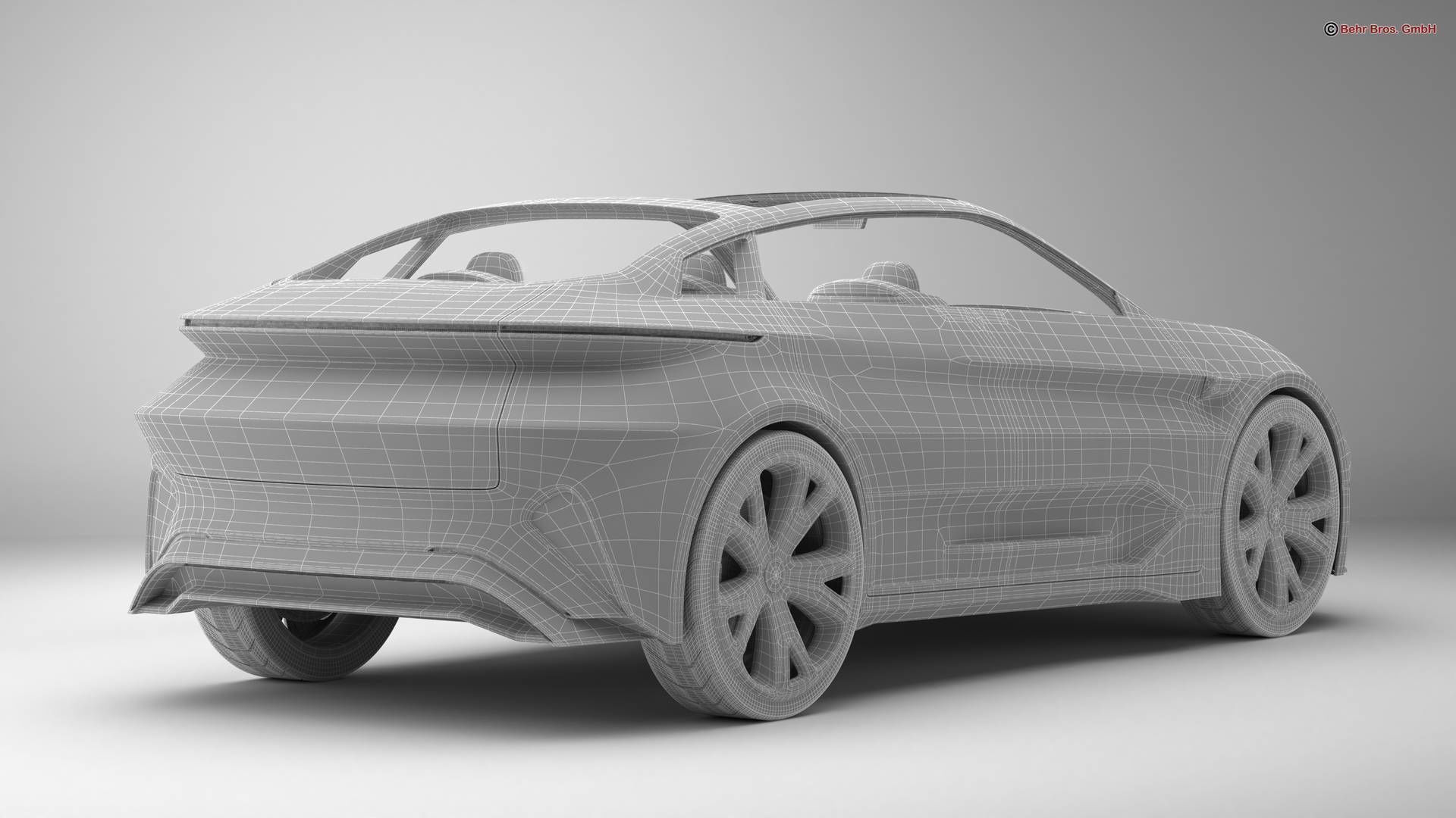 Generic Future EV SUV 2050 3D model_18