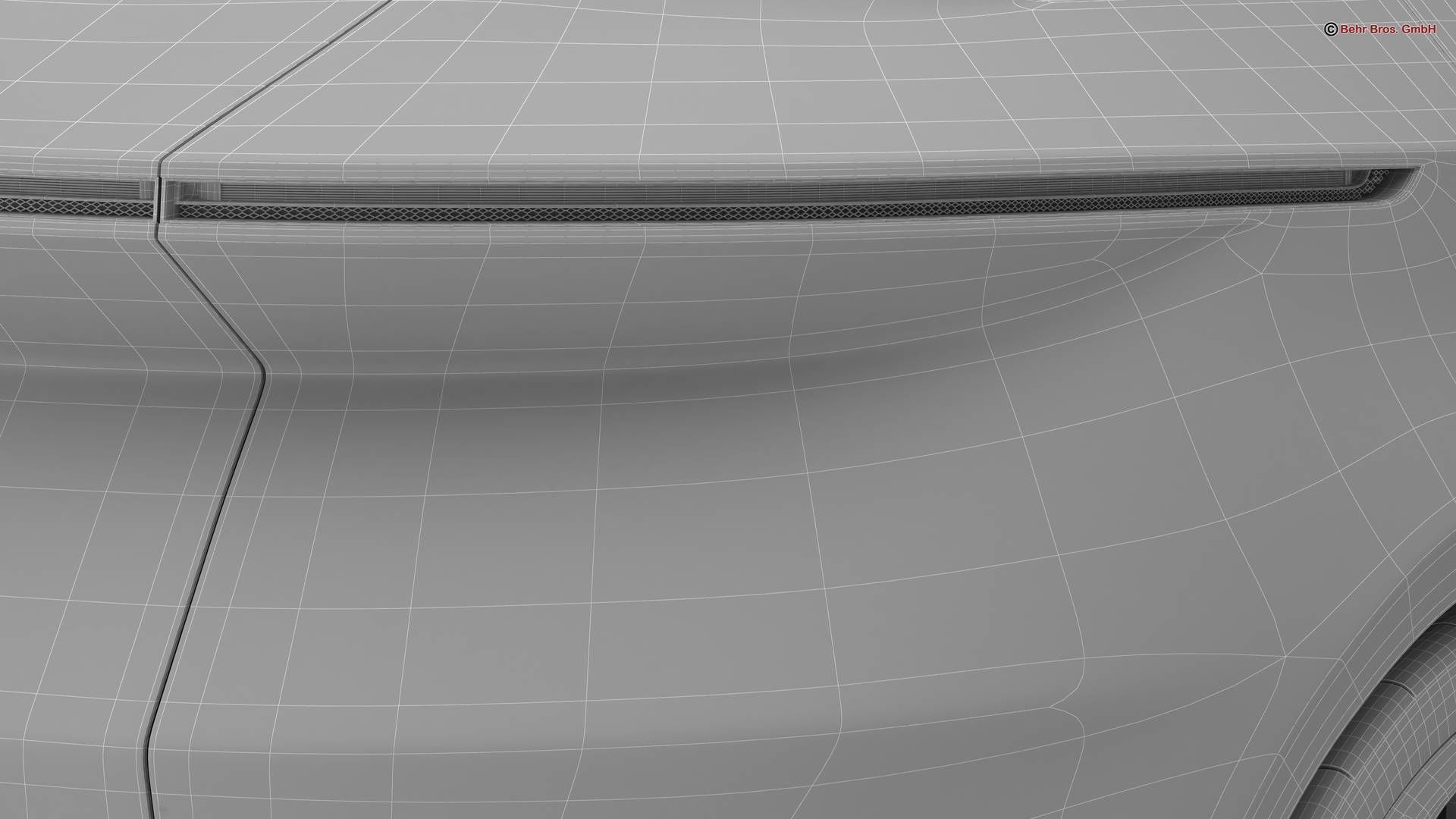 Generic Future EV SUV 2050 3D model_25