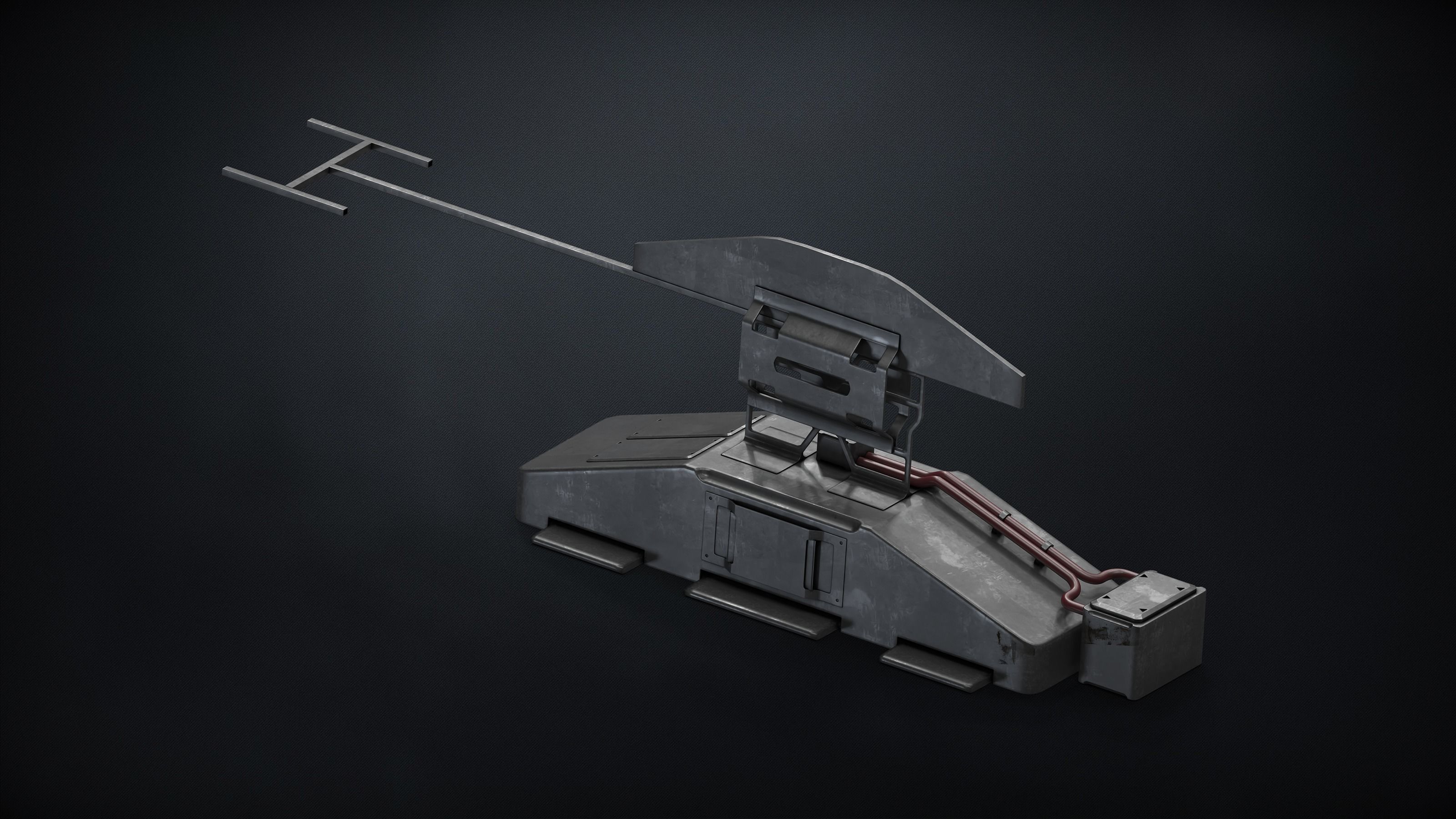 13 SUB-D Scifi Architecture Kitbash Elements Vol I 3D model_8